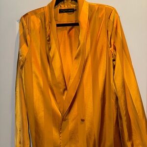 Gold Striped Blazer